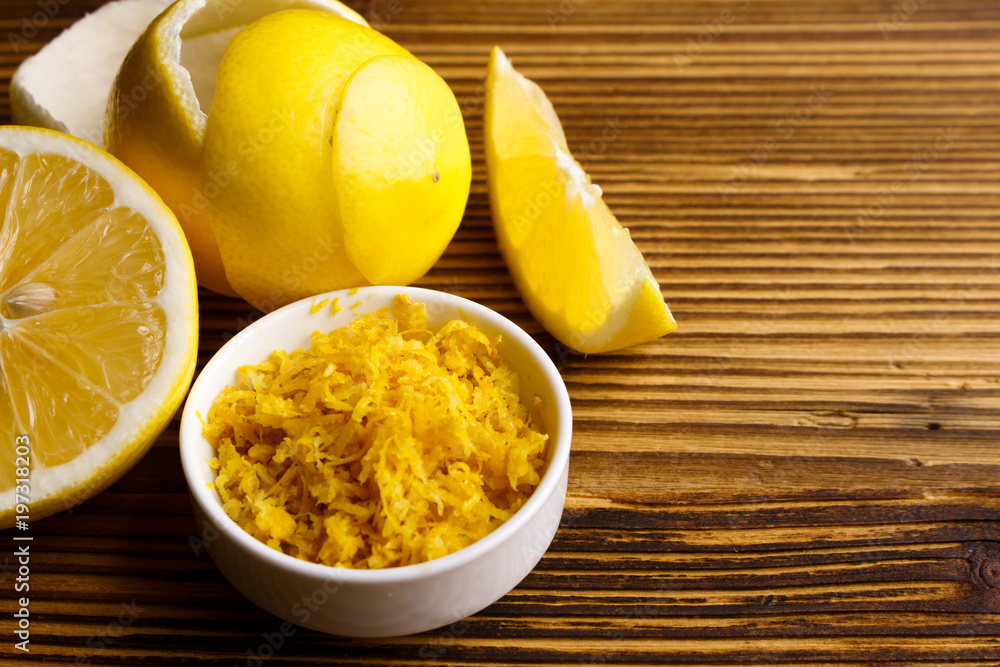 Lemon and juice on a wooden background Lemon and juice on a wooden background