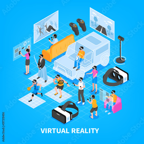 Virtual Reality Isometric Composition 