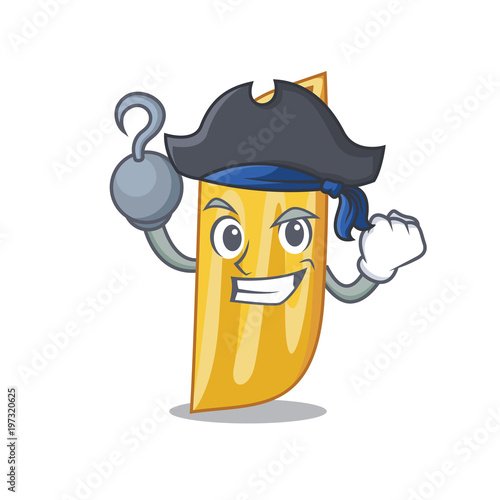 Pirate penne pasta character cartoon