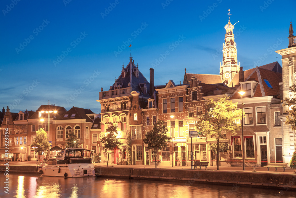 Haarlem on evening