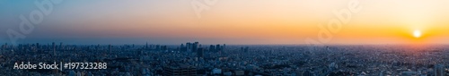 東京の夕焼け © metamorworks