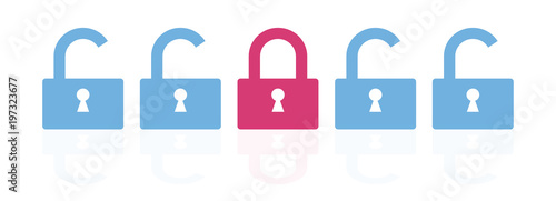lucchetto, sicurezza, accesso, reti, internet