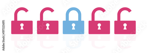lucchetto, sicurezza, accesso, reti, internet
