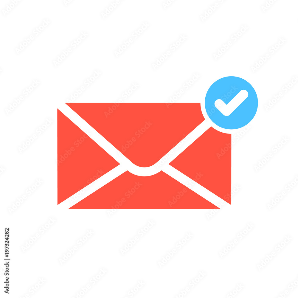 Notification icon with check sign. Notification icon and approved, confirm, done, tick, completed symbol Notification icon with check sign. Notification icon and approved, confirm, done, tick, completed symbol