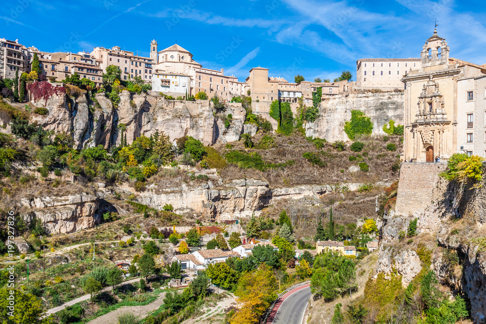 amazing Spain - city on cliff rocks - Cuenca