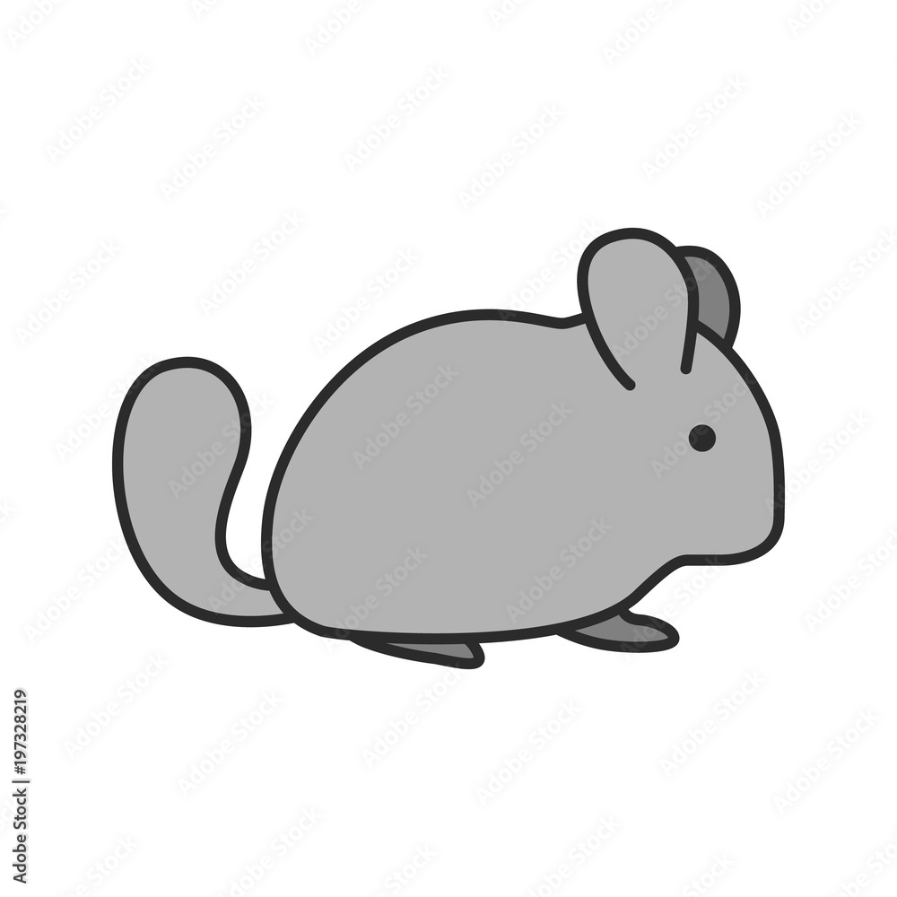 Chinchilla color icon Chinchilla color icon