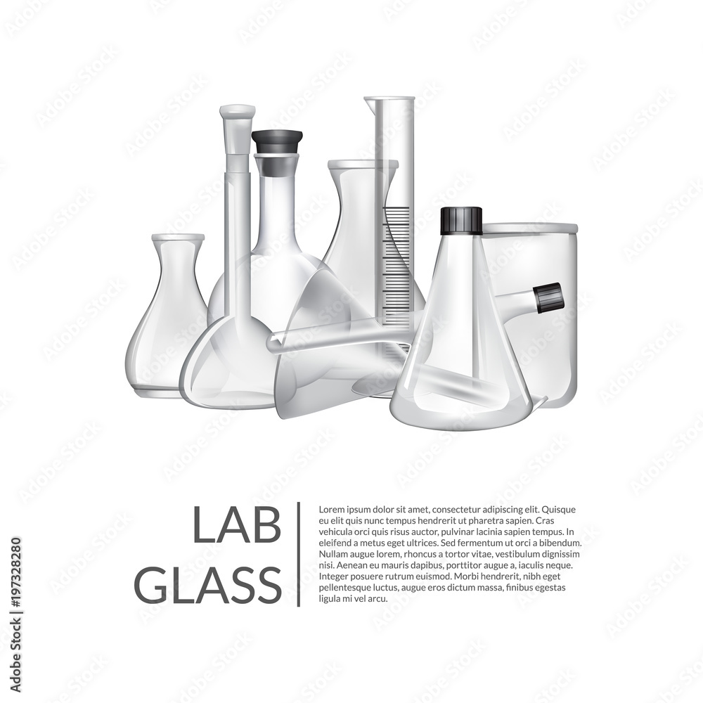Vector background chemical laboratory glass tubes Vector background chemical laboratory glass tubes