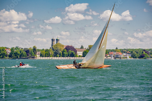 Classic Racing Sailboat