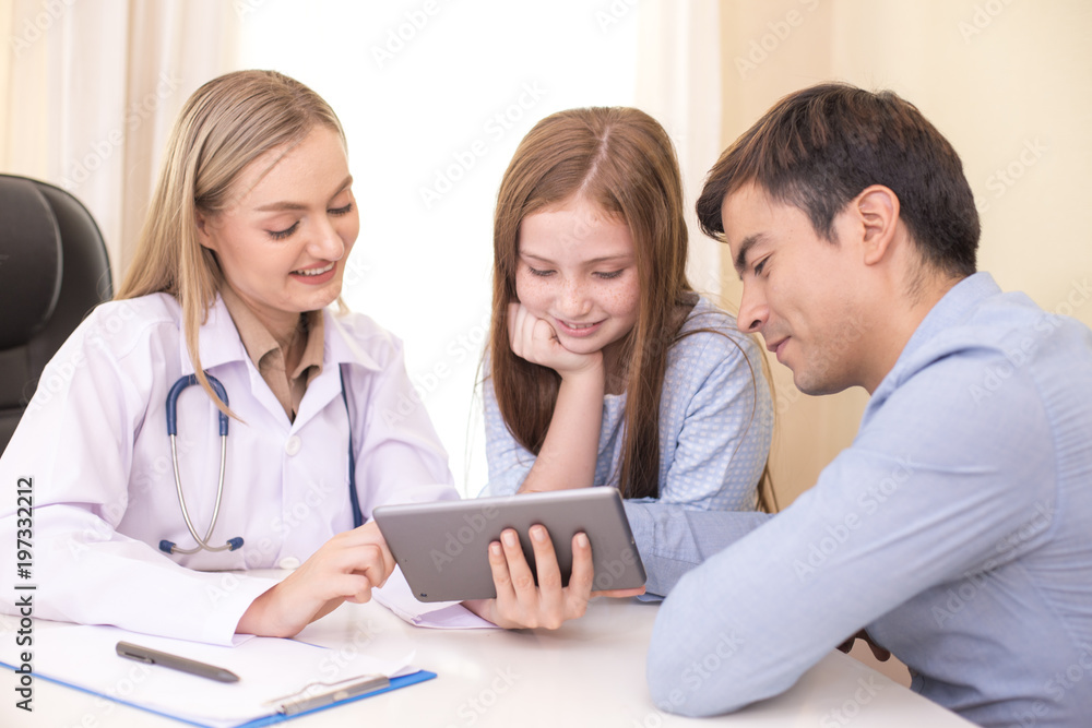 Female doctor using tablet for working. People with medical concept. Female doctor using tablet for working. People with medical concept.
