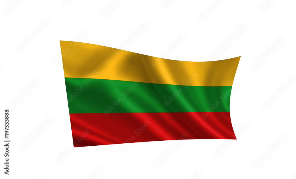 Obraz premium Lithuania flag, A series of 