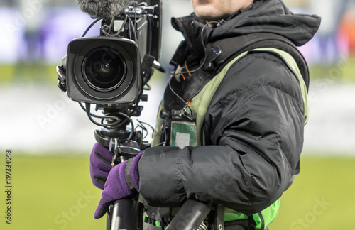 Hand Video camera operator © Alex Ishchenko