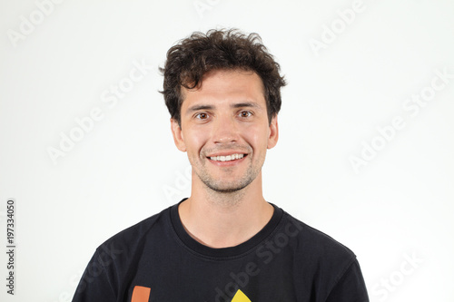 Wallpaper Mural Boy in T-shirt smiling to cameraman Torontodigital.ca