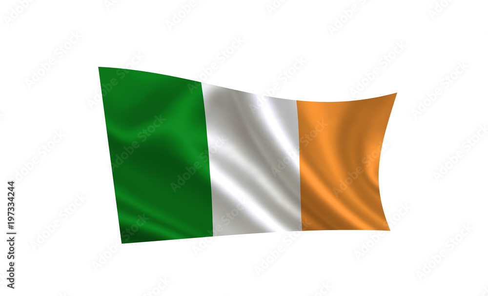 Ireland flag. A series of 