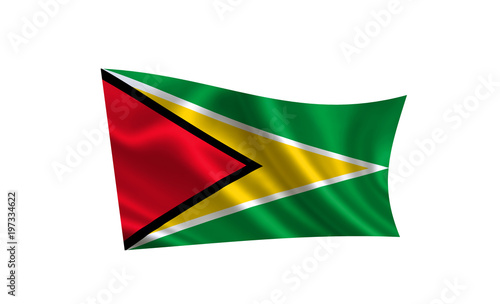 Free Download Guyana flag. A series of 