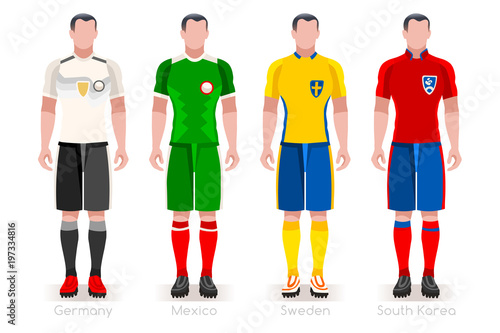 Russia 2018 World Cup Group F Jersey Set