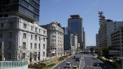 神戸海岸通 外国人居留地の国道2号線