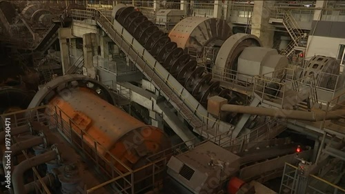 ore-dressing treatment with classifiers in mining-and-processing integrated work