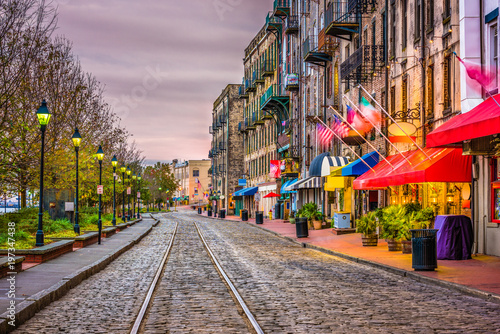 Foto River Street, Savannah, Georgia, USA