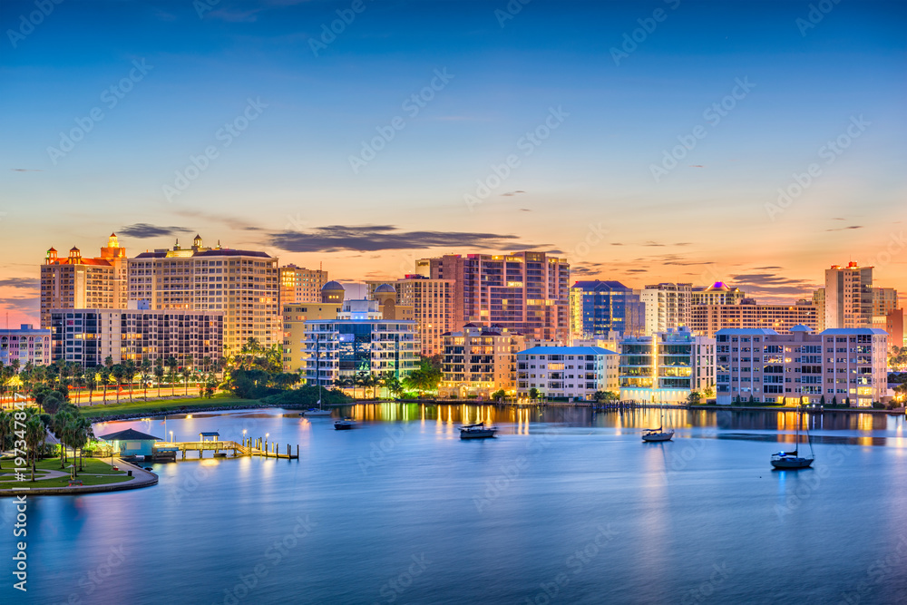 Sarasota, Florida, USA Skyline
