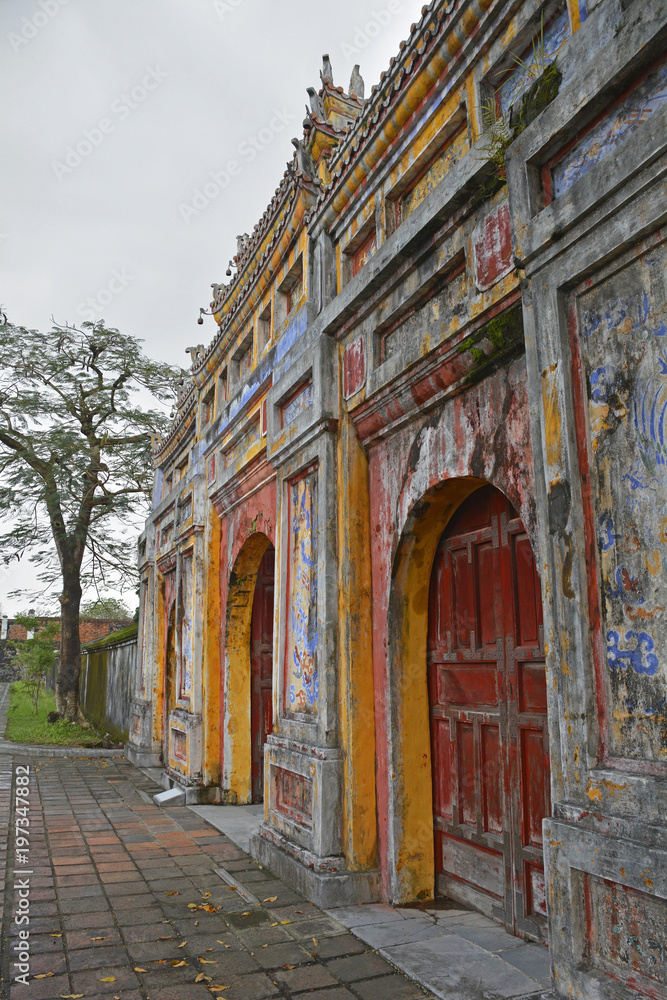 The Tho Chi Gate in the Dien Tho Residence complex in the Imperial City, Hue, Vietnam
