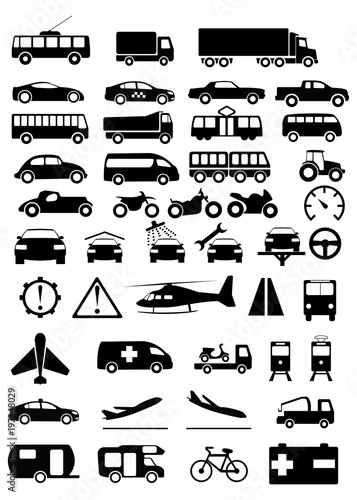 Transport icons