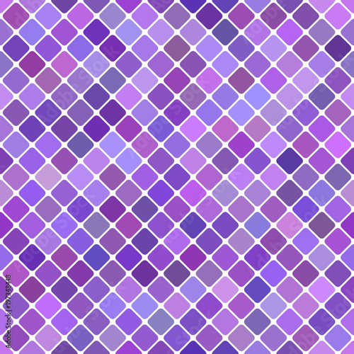 Purple abstract seamless diagonal square pattern background design - vector graphic