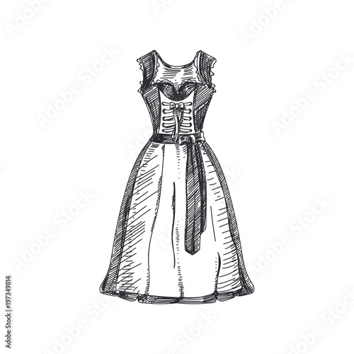 Beautiful vector hand drawn Illustration.