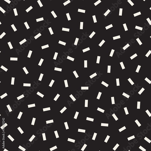 Seamless abstract geometric pattern in retro memphis style. Scatteres shapes vector background.