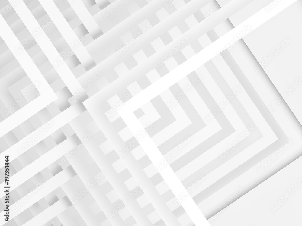 White paper corners. 3d render illustration White paper corners. 3d render illustration