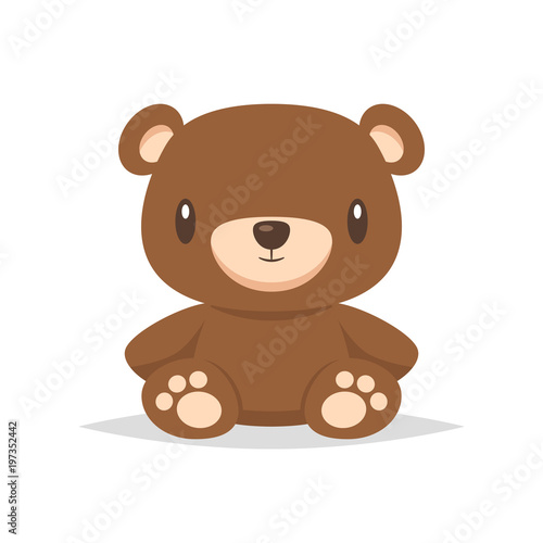 Cute bear vector illustration
