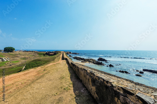 view from walls at fort Galle