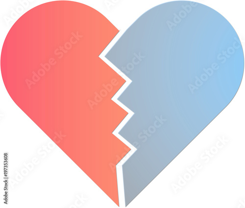 Broken Heart Vector