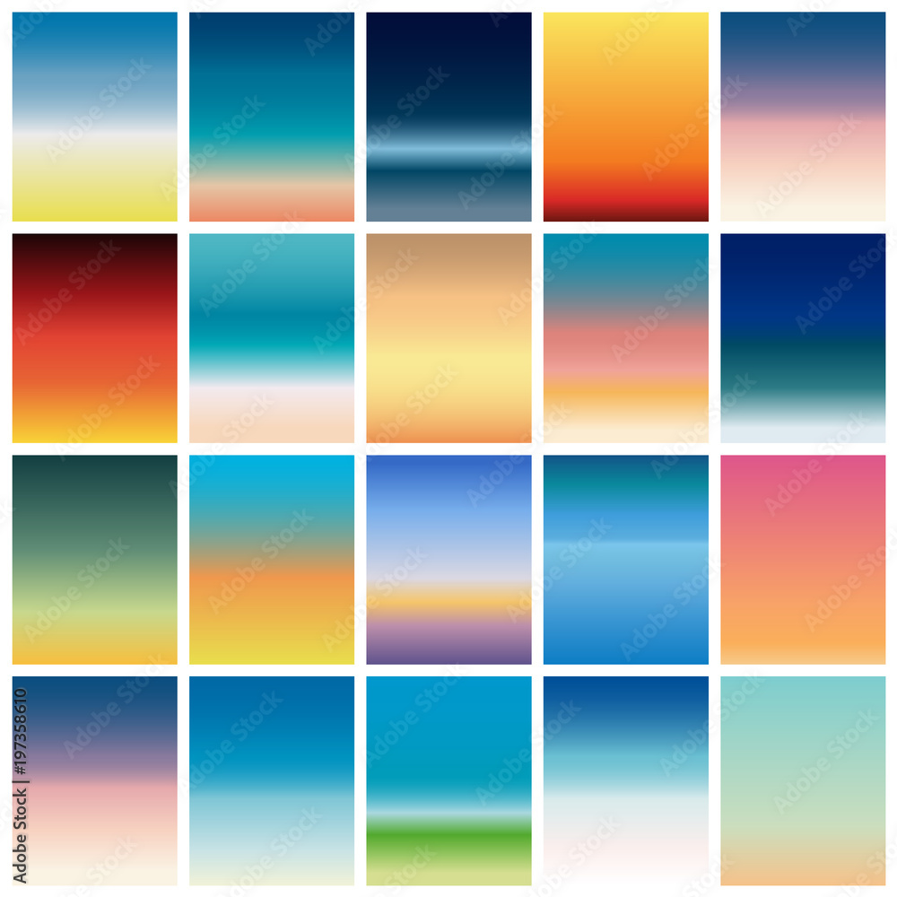 Soft color background. Modern screen vector design for mobile app. Soft color gradients