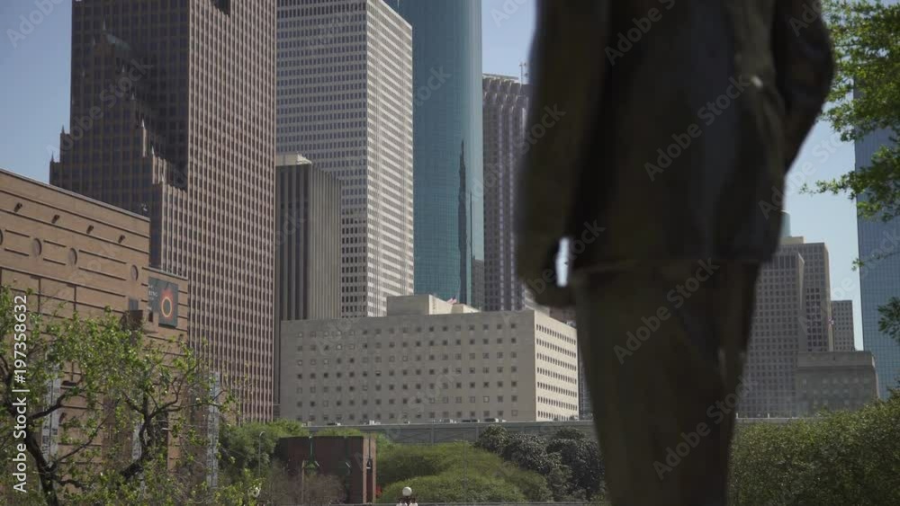 Tilt up of towers and skyscrapers in Houston Tilt up of towers and skyscrapers in Houston