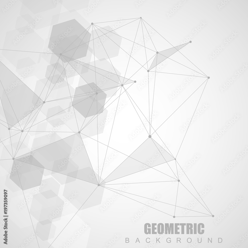Modern futuristic background of the scientific hexagonal pattern. Virtual abstract background with particle, molecule structure for medical, technology, chemistry, science. Social network vector. Modern futuristic background of the scientific hexagonal pattern. Virtual abstract background with particle, molecule structure for medical, technology, chemistry, science. Social network vector.