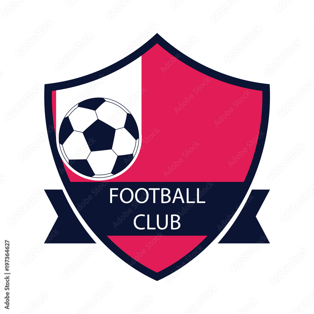 Football Club Logo Vector Template Design Stock Vector | Adobe Stock