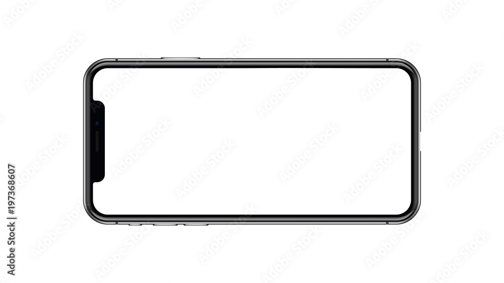 realistic illustration of a contour of a smartphone for advertising, text, design, promotion realistic illustration of a contour of a smartphone for advertising, text, design, promotion