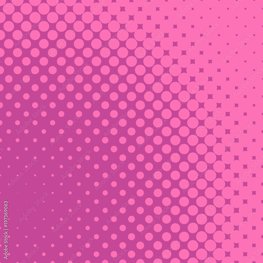 Pink abstract halftone dot background pattern template