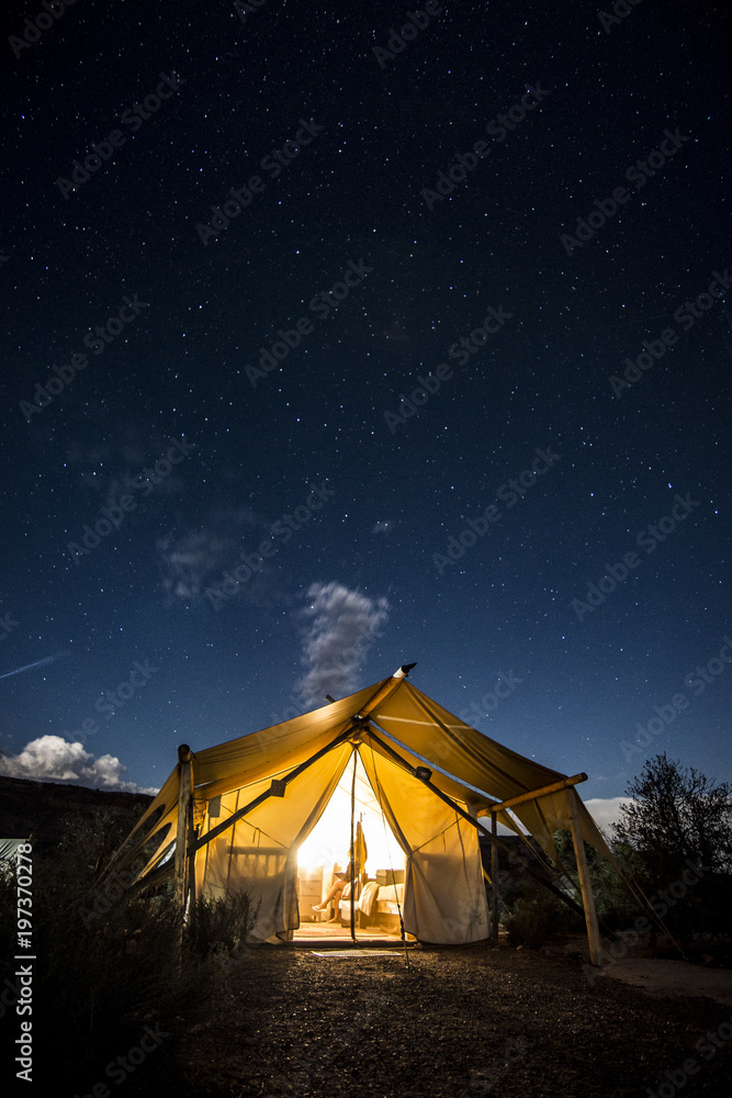 Camping under the stars in Utah Camping under the stars in Utah