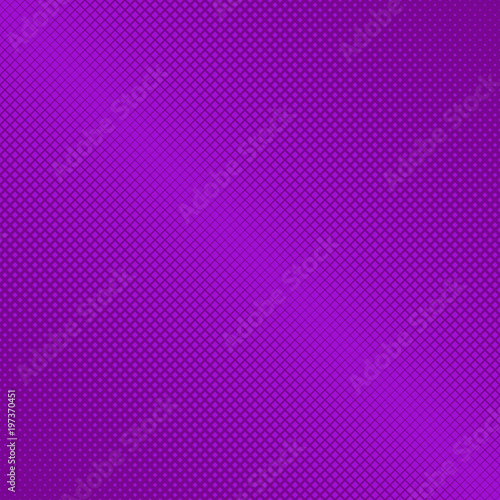 Retro abstract halftone square pattern background - vector graphic from diagonal squares