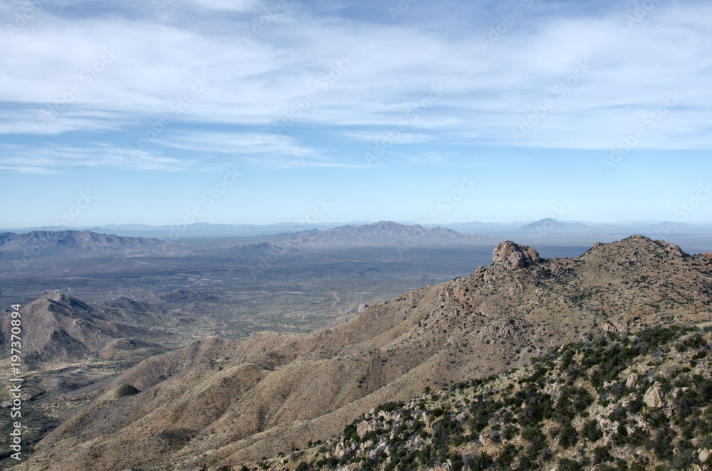 Quinlan Mountains and Sonoran Desert
