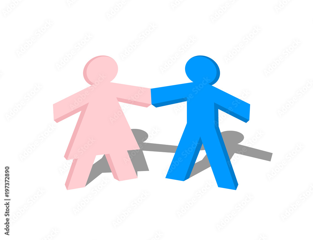 boy and girl boy and girl