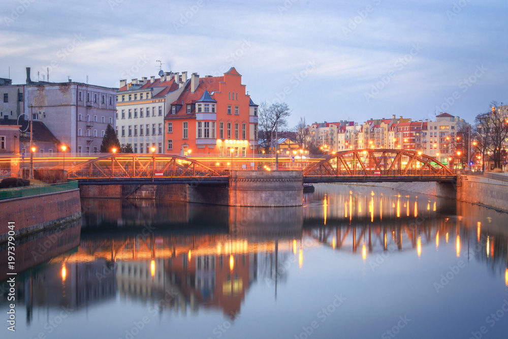 Fototapeta premium At Dusk - Wroclaw, Poland