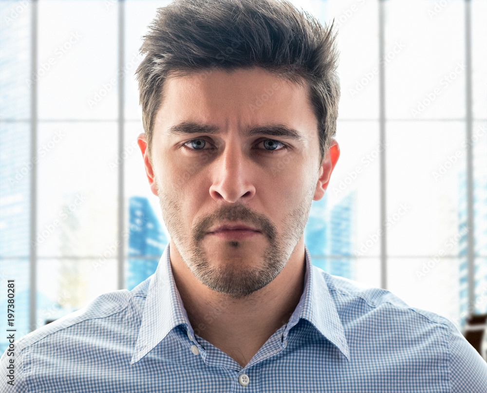 Fototapeta premium Young businessman headshot