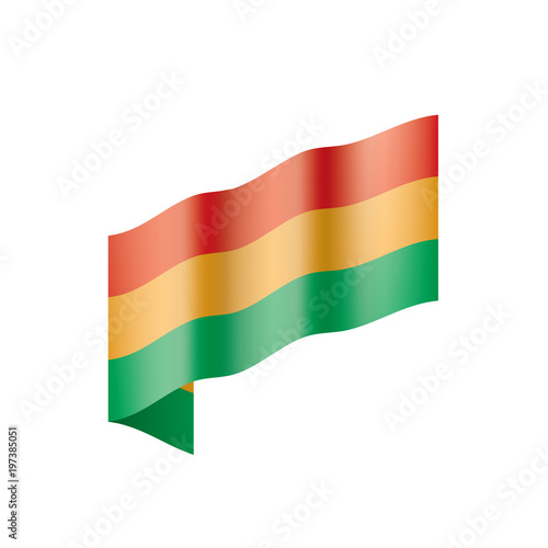 Bolivia flag  vector illustration
