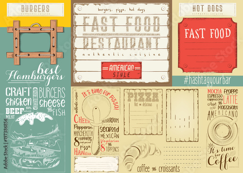 Fast Food Restaurant Placemat