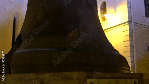The Tsar bell, Moscow Kremlin's territory. Russia 4к