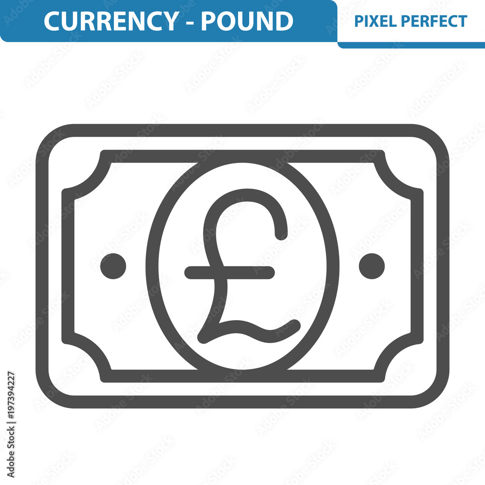 Currency - Pound Icon. EPS 8 format. Currency - Pound Icon. EPS 8 format.