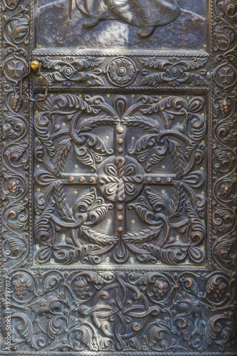Texture of the antique forged door © alexmu