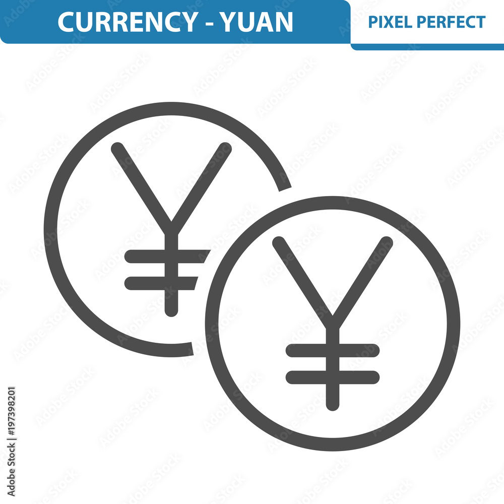 Fototapeta premium Yen / Yuan Icon. EPS 8 format.